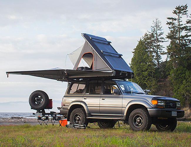 This Tent-Topped Toyota Land Cruiser Is Perfect for Overlanding on the Cheap