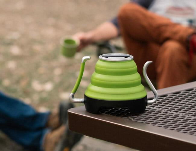 This Collapsible Electric Kettle Is Perfect for Car Camping