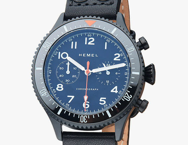 This Sleek Military Chronograph Watch Just Got Stealthier