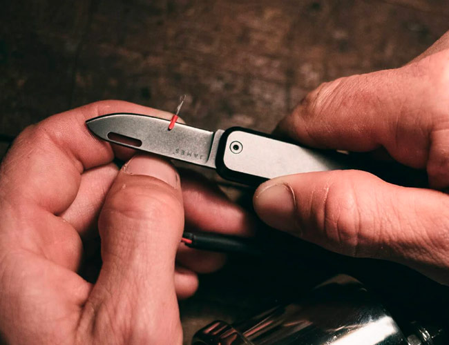 Buy This Matte Black Pocket Knife and You Might Win a Bottle of Pappy