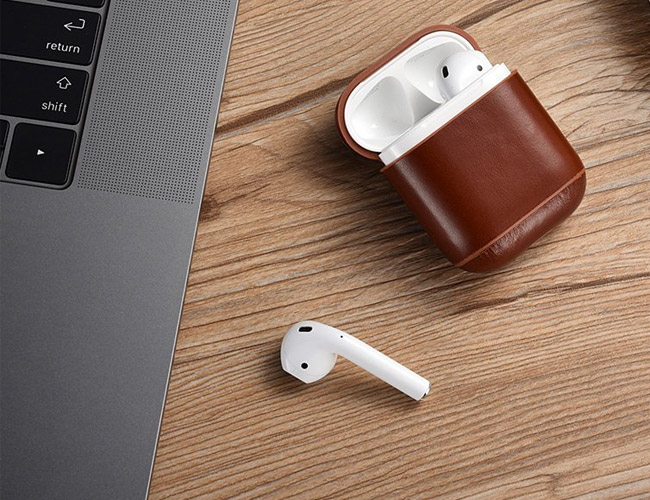 This $20 Leather Cover Brings a Little Style to Your AirPods