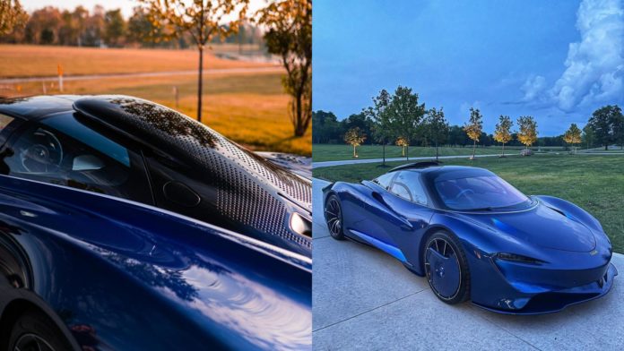 McLaren Speedtail Roof Scoop