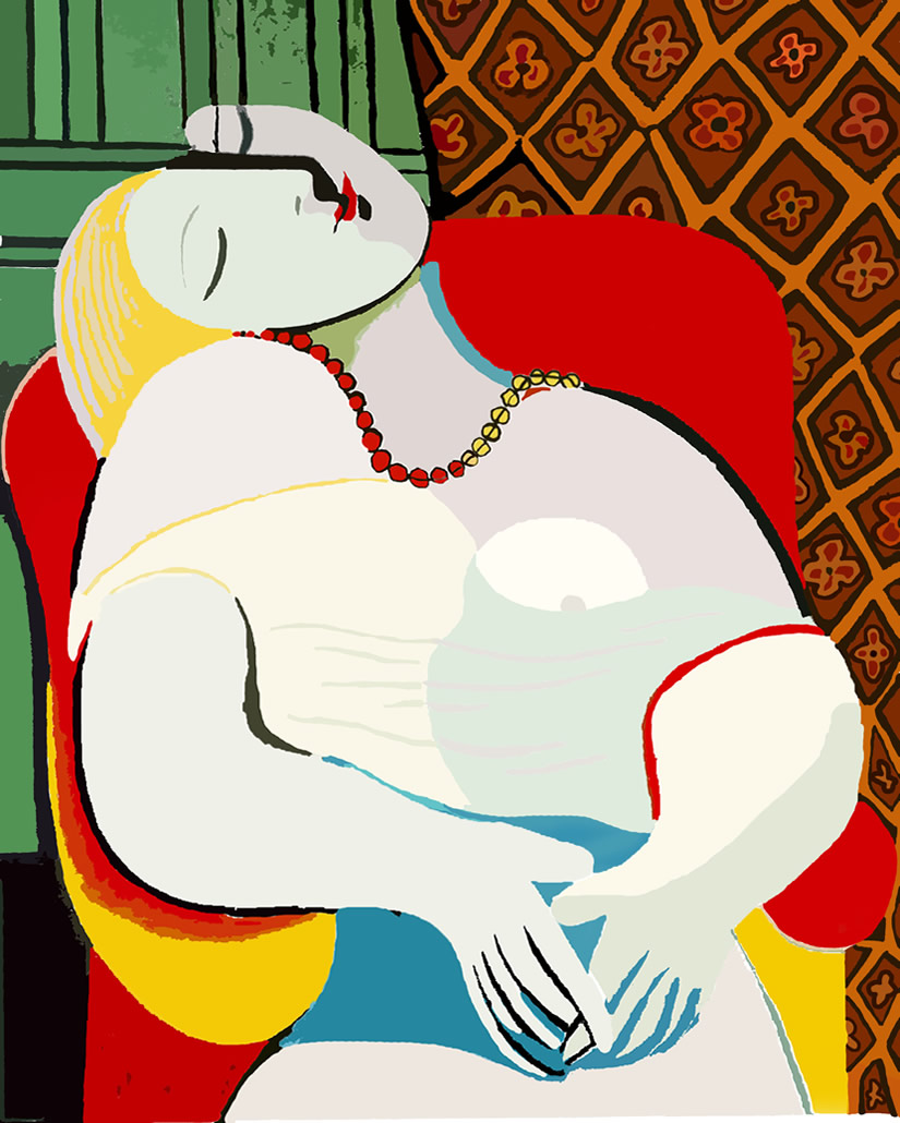 Le Reve The Dream - Pablo Picasso - the most expensive Picasso