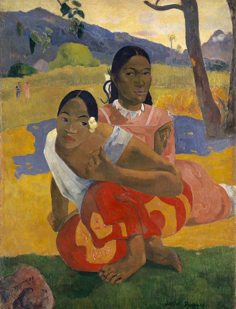 When will you marry - Paul Gauguin Oil Painting 1892