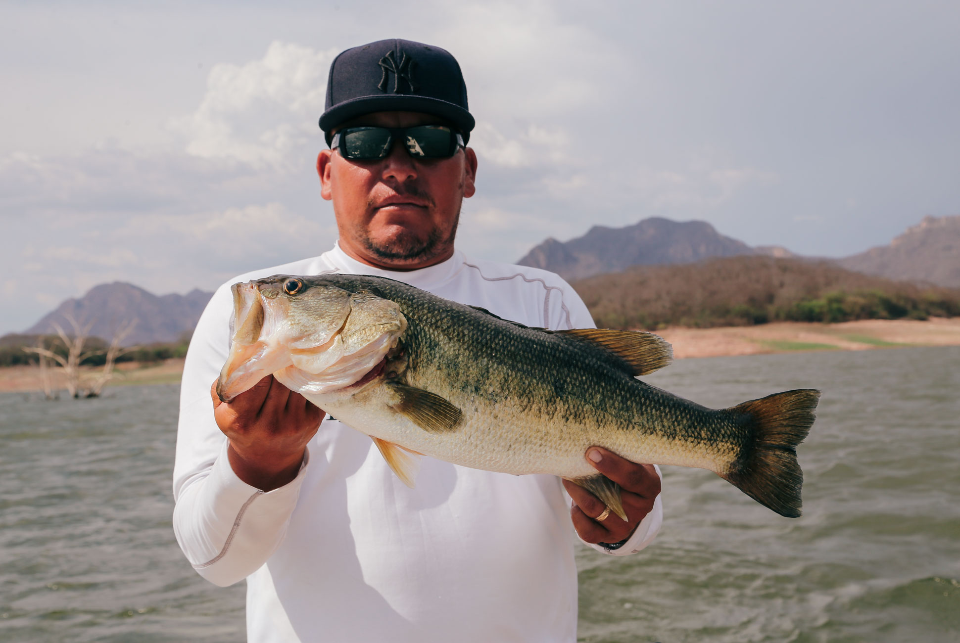 Juan, 30, makes his living as a guide on Lake El Salto. The Mexican government flooded the valley when he was just a child to create a lake for farming tilapia; when I ask him where he grew up, he pointed to the water about 50 yards from where we were casting.